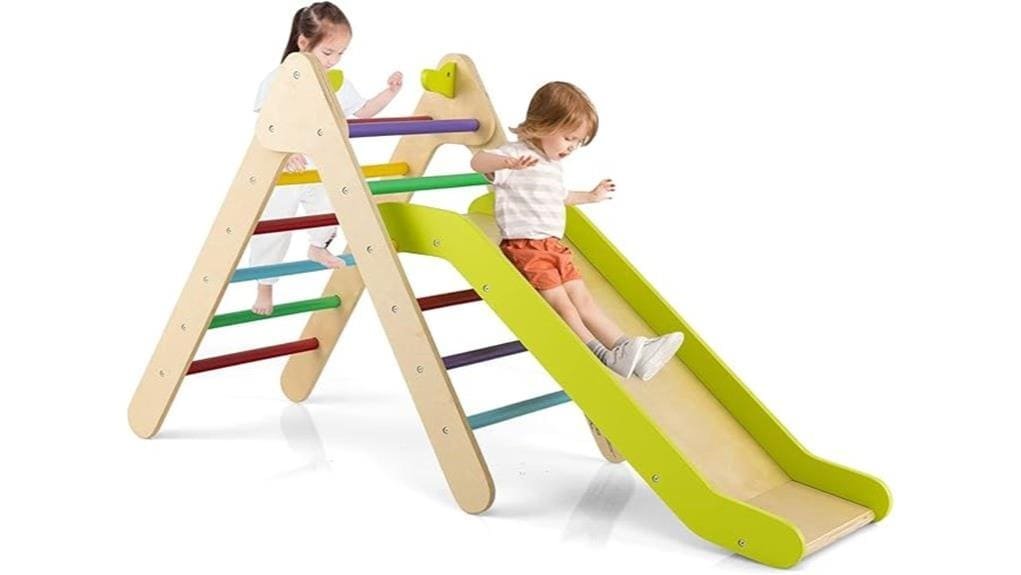 kids honey joy climbing ramp