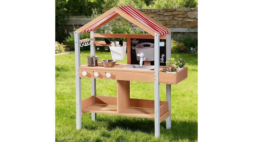 kids outdoor play kitchen