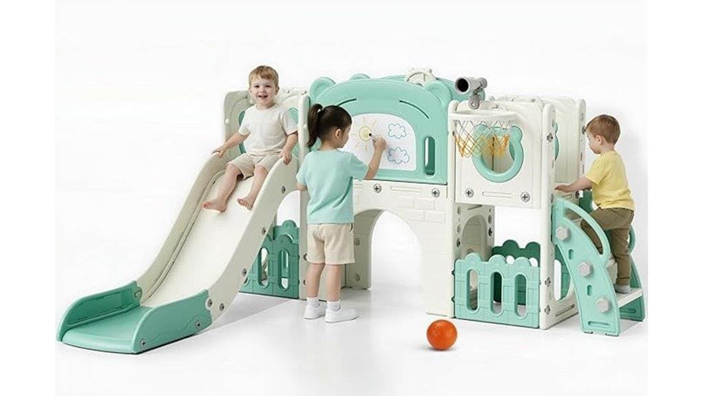 large toddler slide set