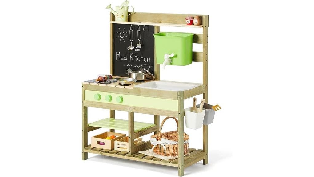 outdoor kids mud kitchen