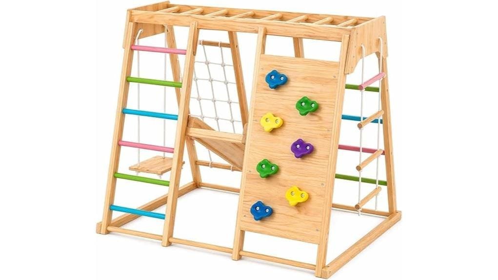 premium wooden indoor climbing gym