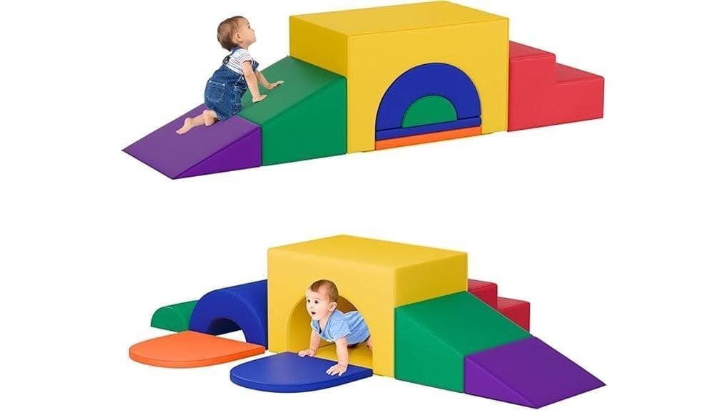 soft foam climbing block set