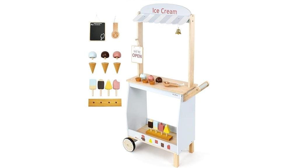 toy wooden ice cream cart toy wooden ice cream cart