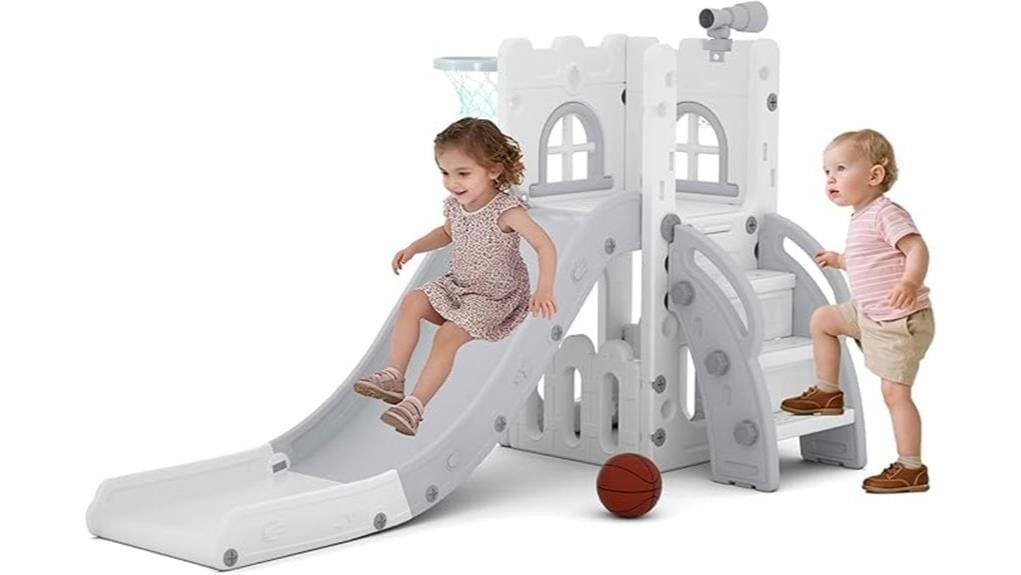 versatile compact toddler slide