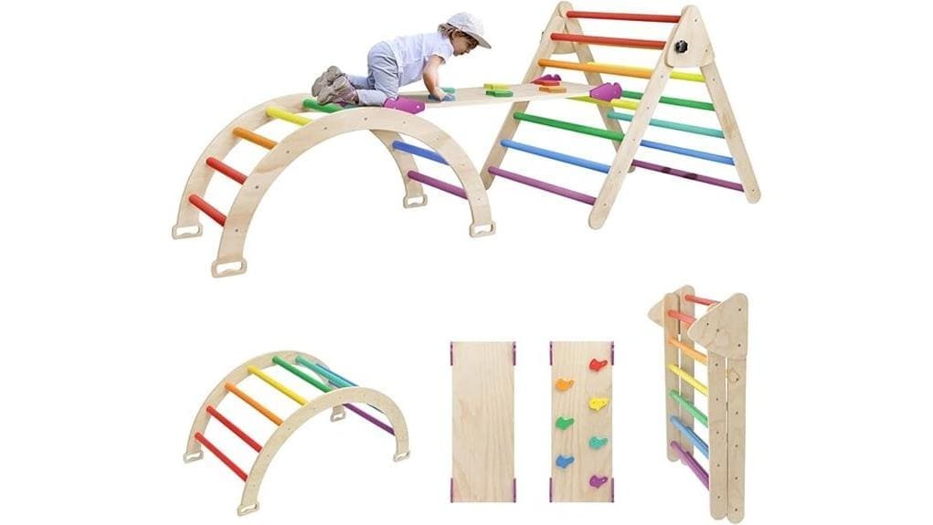versatile wooden climbing playset versatile wooden climbing playset