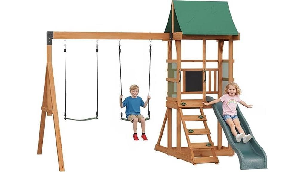 wooden backyard kids playset wooden backyard kids playset