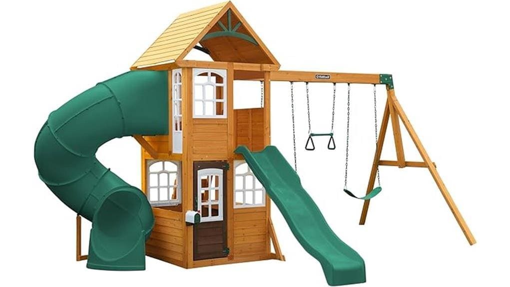 wooden backyard playset review