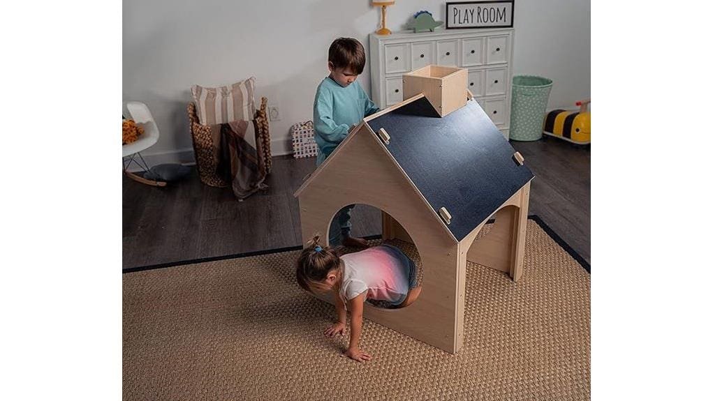wooden montessori waldorf playhouse